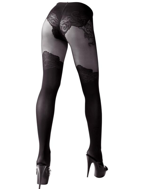 Collant aperto Nero