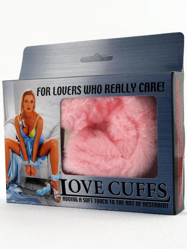 Manette Peluche Love Cuffs Rosa