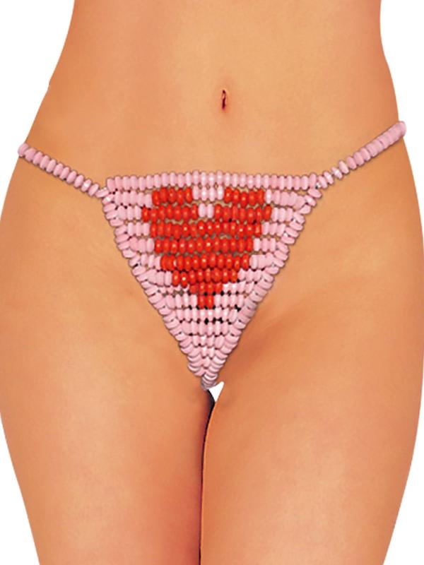 Perizoma Caramelle Commestibile Rosa