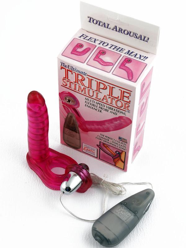 Triplo Stimolatore Fucsia